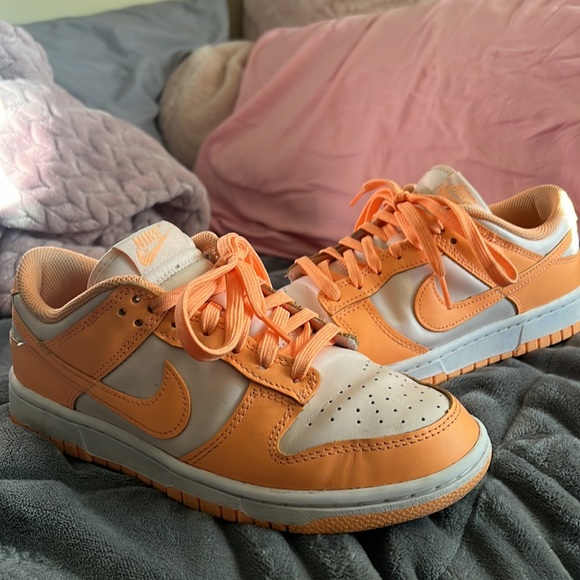 Nike- Peach and Cream Dunks - Picture 2 of 5